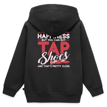 Stepptanz Stepptänzer Stepptänzerin Stepper - Kinder Premium Organic Zip Hoodie - Schwarz - Hinten - AI Model Kid Male (0cm)