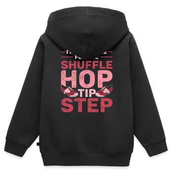 Stepptanz Stepptänzer Stepptänzerin Stepper - Kinder Premium Organic Zip Hoodie - Schwarz - Hinten - AI Model Kid Male (0cm)