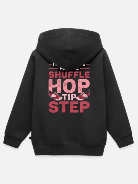 Stepptanz Stepptänzer Stepptänzerin Stepper - Kinder Premium Organic Zip Hoodie - Schwarz