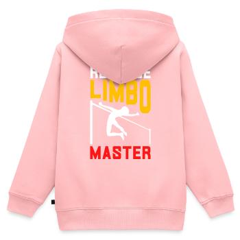 Stabhochsprung Stabhochspringer - Kinder Premium Organic Zip Hoodie - Rosa - Hinten - AI Model Kid Female (0cm)