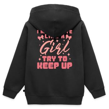 Missionnaire mormon SDJ - Sweat Premium à capuche zippé enfant bio - noir - Dos - AI Model Kid Male (0cm)