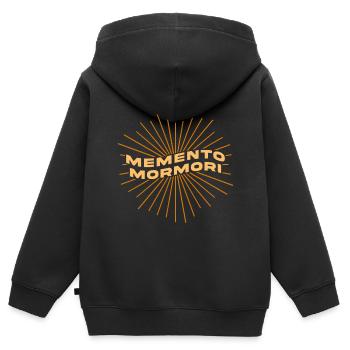 Missionnaire mormon SDJ - Sweat Premium à capuche zippé enfant bio - noir - Dos - AI Model Kid Male (0cm)