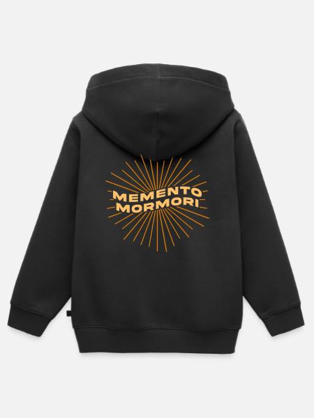 Missionario mormone della Chiesa - Felpa Premium con cappuccio con zip bambino bio - nero