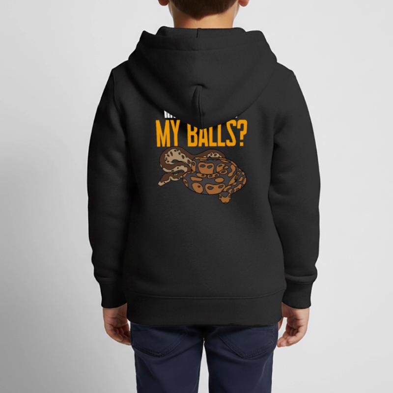 Serpent python royal Sweat Premium à capuche zippé enfant bio