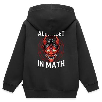 Lustiger Satanismus Satanisch Satan - Kinder Premium Organic Zip Hoodie - Schwarz - Hinten - AI Model Kid Male (0cm)