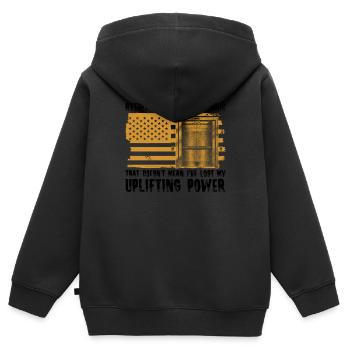 Elevator Technician Design Für Einen - Kinder Premium Organic Zip Hoodie - Schwarz - Hinten - AI Model Kid Male (0cm)
