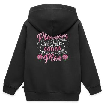 Wedding Planners Gonna Plan Wedding Coordinator - Kinder Premium Organic Zip Hoodie - Schwarz - Hinten - AI Model Kid Male (0cm)