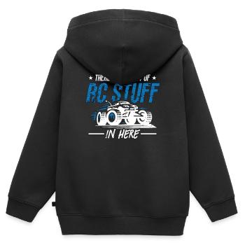 RC Model Racing There's Like A Lot RC Model Maker - Kids Premium Organic Zip-up Hoodie - black - Back - AI Model Kid Male (0cm)