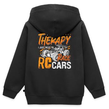 RC Model Racing I Don't Need Therapy Model Maker - Kids Premium Organic Zip-up Hoodie - black - Back - AI Model Kid Male (0cm)