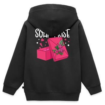 Seifenherstellung Seifenhersteller Soapologist - Kinder Premium Organic Zip Hoodie - Schwarz - Hinten - AI Model Kid Male (0cm)