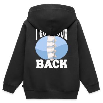 Anesthesiologist Anesthesiology - Kids Premium Organic Zip-up Hoodie - black - Back - AI Model Kid Male (0cm)