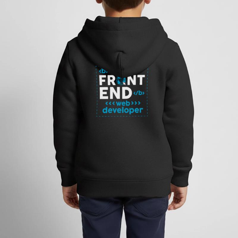 Webentwickler Website-entwicklung It-programmierer Kinder Premium Organic Zip Hoodie