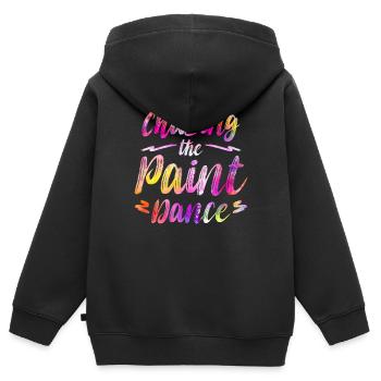 Fluid Painting Flüssiges Malen Künstler Kunst - Kinder Premium Organic Zip Hoodie - Schwarz - Hinten - AI Model Kid Male (0cm)
