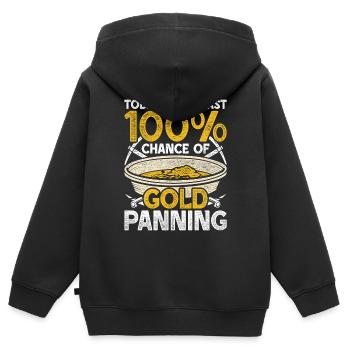 Chercheurs d’or Chercheurs d’or Chercheurs d’or - Sweat Premium à capuche zippé enfant bio - noir - Dos - AI Model Kid Male (0cm)