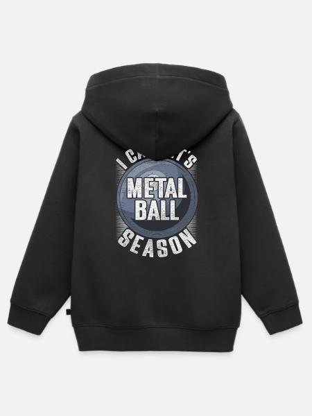 Kugelstoßen Kugelstoß Kugelstoßer - Kinder Premium Organic Zip Hoodie - Schwarz