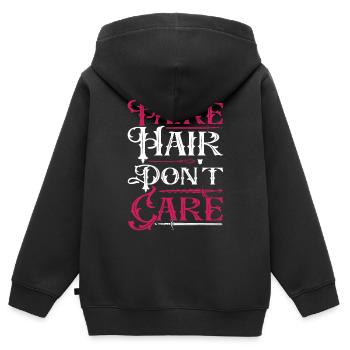 Festival médiéval Marché médiéval - Sweat Premium à capuche zippé enfant bio - noir - Dos - AI Model Kid Male (0cm)