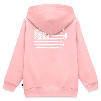 House Demolition Demolition Day USA Flag Patriotic - Kids Premium Organic Zip-up Hoodie - rose - Back - AI Model Kid Female (0cm)