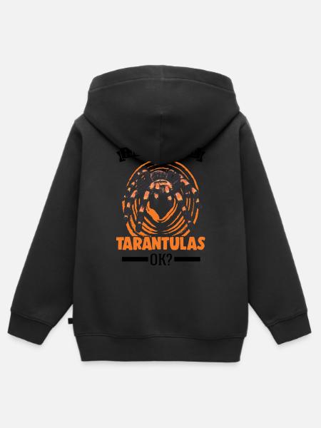 Ich mag einfach Taranteln - Kinder Premium Organic Zip Hoodie - 