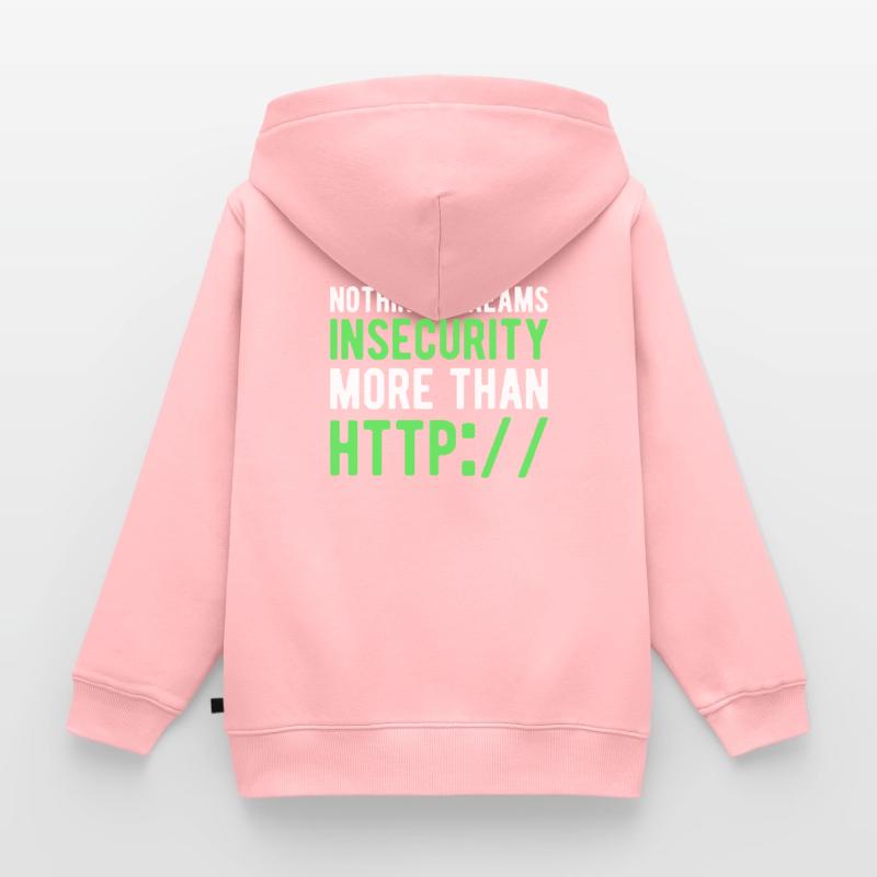 Codeur Programmeur de code binaire Informatique Sweat Premium à capuche zippé enfant bio