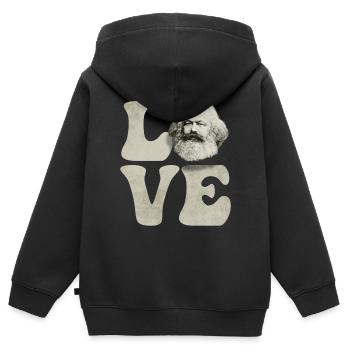 Communism Communist Socialist Socialism - Kids Premium Organic Zip-up Hoodie - black - Back - AI Model Kid Male (0cm)