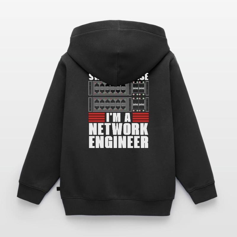 Network Engineer Switch Please I'm A Cybersecurity Kinder Premium Organic Zip Hoodie