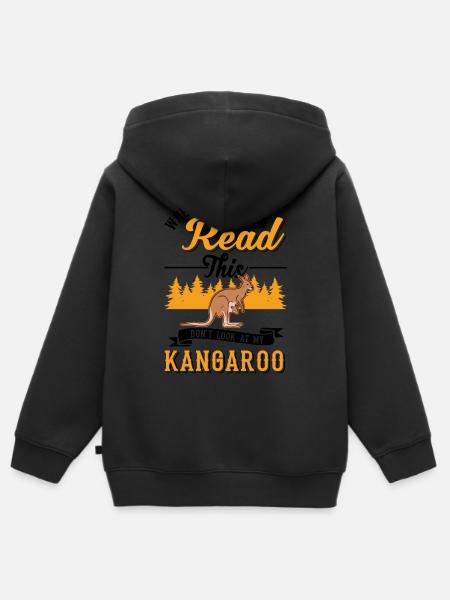Australisches Känguru Australien Kangaroo - Kinder Premium Organic Zip Hoodie - 