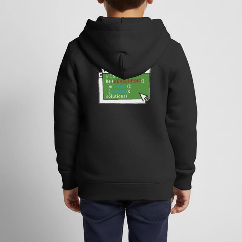Cybersecurity I'd Rather Be Developing Programmer Kinder Premium Organic Zip Hoodie