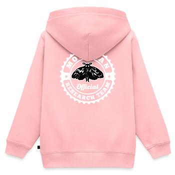 Cryptid Cryptozoology - Kids Premium Organic Zip-up Hoodie - rose - Back - AI Model Kid Female (0cm)