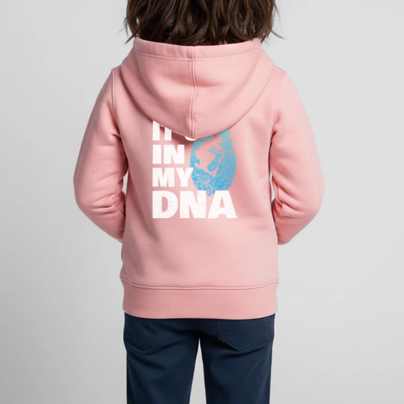 C’est dans mon ADN Stuntscooter Trickscooter Roller Sweat Premium à capuche zippé enfant bio