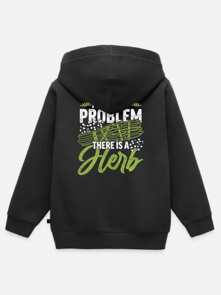 Smudging Wohnung Ausräuchern - Kinder Premium Organic Zip Hoodie - Schwarz