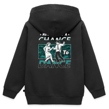 Dance Moves Never Miss A Chance To Dance Dancing - Kinder Premium Organic Zip Hoodie - Schwarz - Hinten - AI Model Kid Male (0cm)