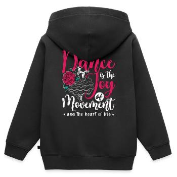 Dance Moves Dance Is The Joy Of Movement Dancing - Kinder Premium Organic Zip Hoodie - Schwarz - Hinten - AI Model Kid Male (0cm)