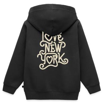 I Love New York City Big Apple USA Amerika - Kinder Premium Organic Zip Hoodie - Schwarz - Hinten - AI Model Kid Male (0cm)