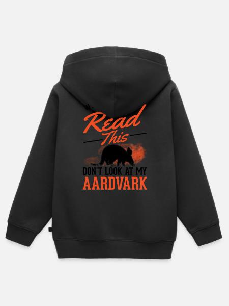 Erdferkel Geschenk Aardvark - Kinder Premium Organic Zip Hoodie - 