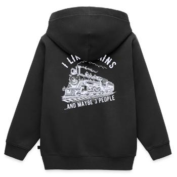 Train Locomotive Railway Train Driver Train Driver - Kids Premium Organic Zip-up Hoodie - black - Back - AI Model Kid Male (0cm)