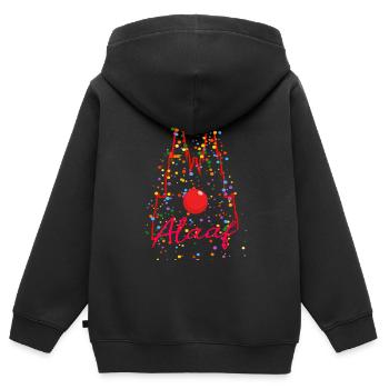Karneval Kölle Alaaf am Kölner Dom - Kinder Premium Organic Zip Hoodie - Schwarz - Hinten - AI Model Kid Male (0cm)