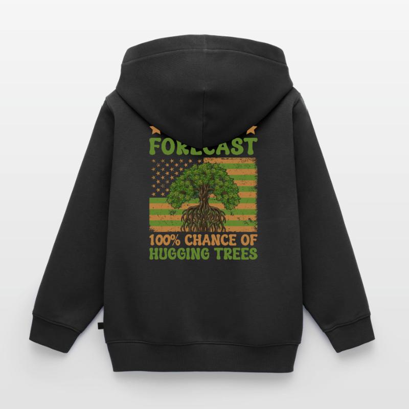 Tree Protector Kids Premium Organic Zip-up Hoodie