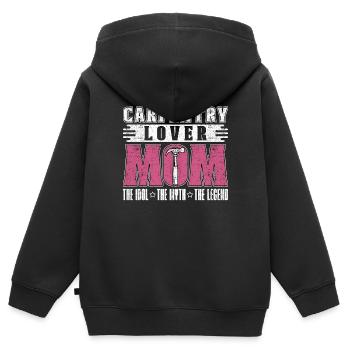 Carpentry Lover Mom The Idol The Woodworking Lover - Kids Premium Organic Zip-up Hoodie - black - Back - AI Model Kid Male (0cm)