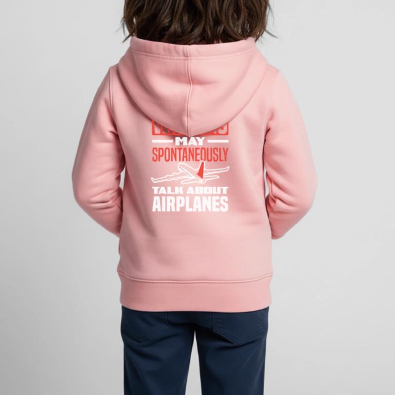 Pilot Pilot Flight Instructor Aviation Saying Kids Premium Organic Zip-up Hoodie