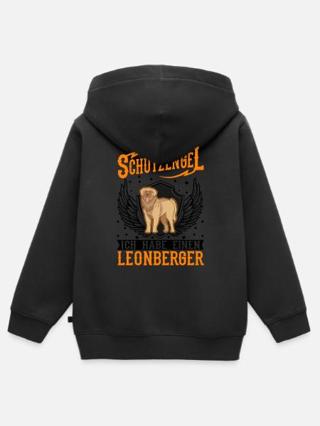 Leonberger Schutzengel - Kinder Premium Organic Zip Hoodie - 