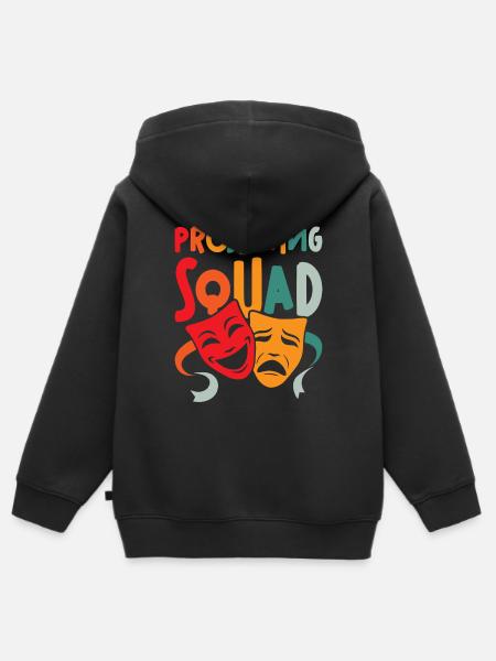 Schauspiellehrer Projecting Squad - Kinder Premium Organic Zip Hoodie - Schwarz