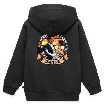 La danse de salon ne manque jamais une occasion de danser le sport - Sweat Premium à capuche zippé enfant bio - noir - Dos - AI Model Kid Male (0cm)