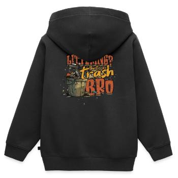 Environmental Protection Environmentalists - Kids Premium Organic Zip-up Hoodie - black - Back - AI Model Kid Male (0cm)
