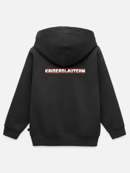 Kaiserslautern - Kinder Premium Organic Zip Hoodie - Schwarz