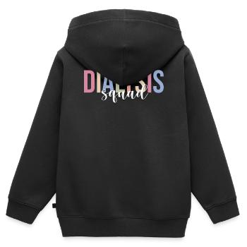 Technicien en dialyse Technicien en dialyse - Sweat Premium à capuche zippé enfant bio - noir - Dos - AI Model Kid Male (0cm)