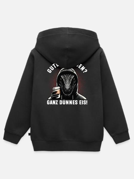 Future HBCU - Kids Premium Organic Zip-up Hoodie - black