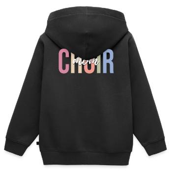 Chanteur Chanteur Chanteur Musicien - Sweat Premium à capuche zippé enfant bio - noir - Dos - AI Model Kid Male (0cm)