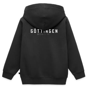 Göttingen Meine Stadt - Kinder Premium Organic Zip Hoodie - Schwarz - Hinten - AI Model Kid Male (0cm)