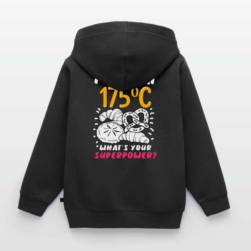 Bread Baking Bread Maker Kids Premium Organic Zip-up Hoodie