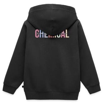 Génie chimique - Sweat Premium à capuche zippé enfant bio - noir - Dos - AI Model Kid Male (0cm)